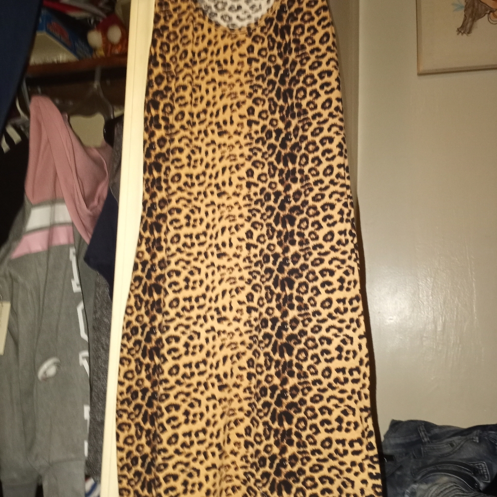 Cheetah stretchy dress